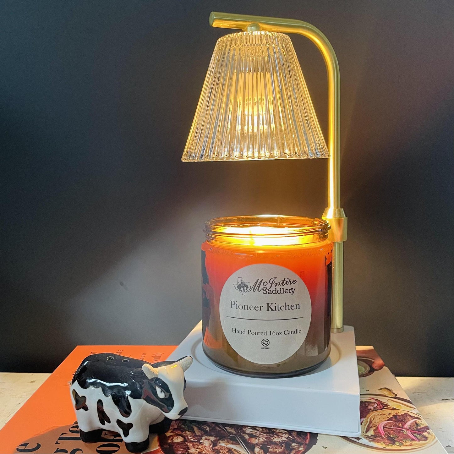 Gold Candle Warmer Lamp