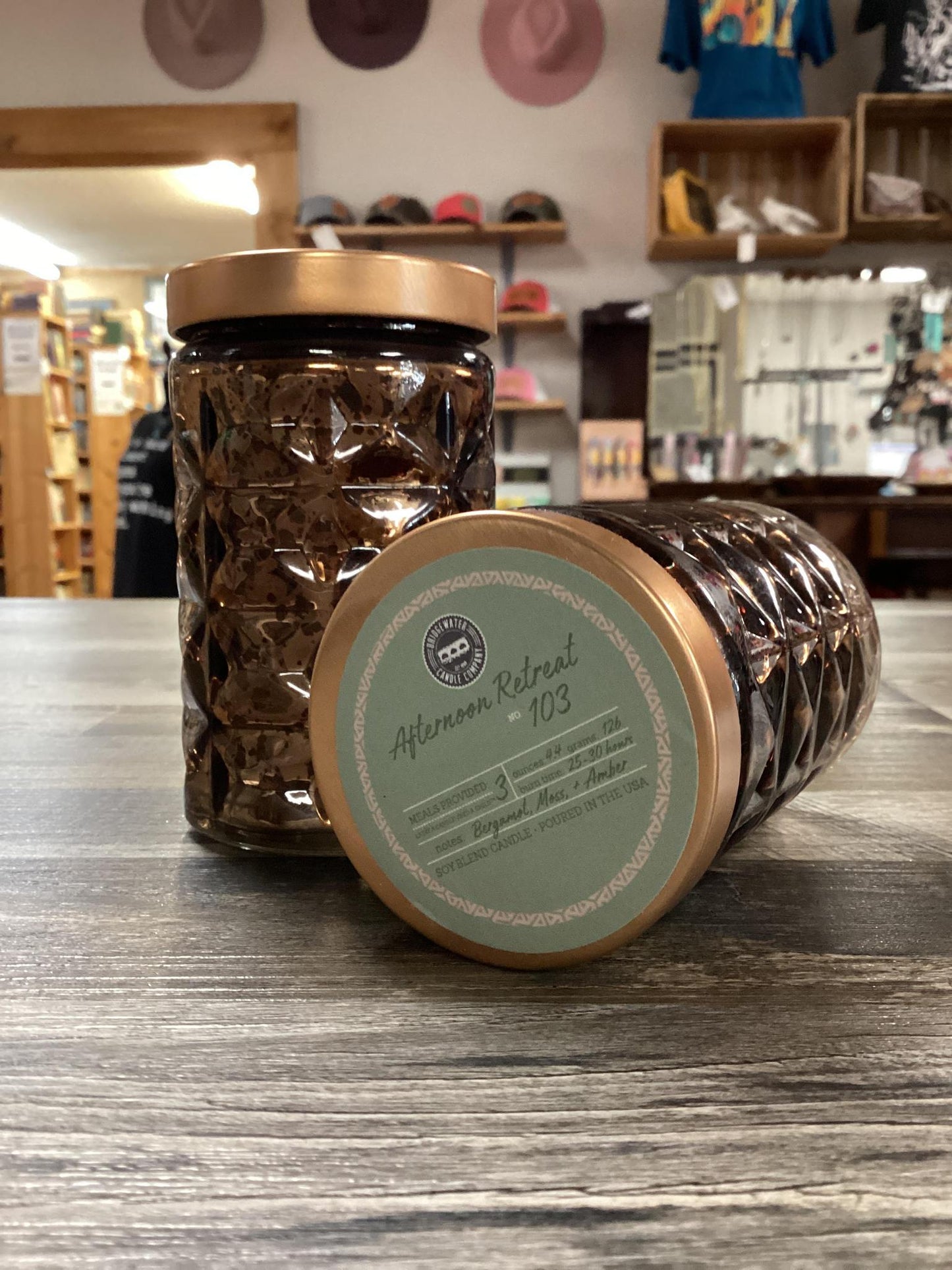 "Afternoon Retreat" Bronze Candle -Bridgewater