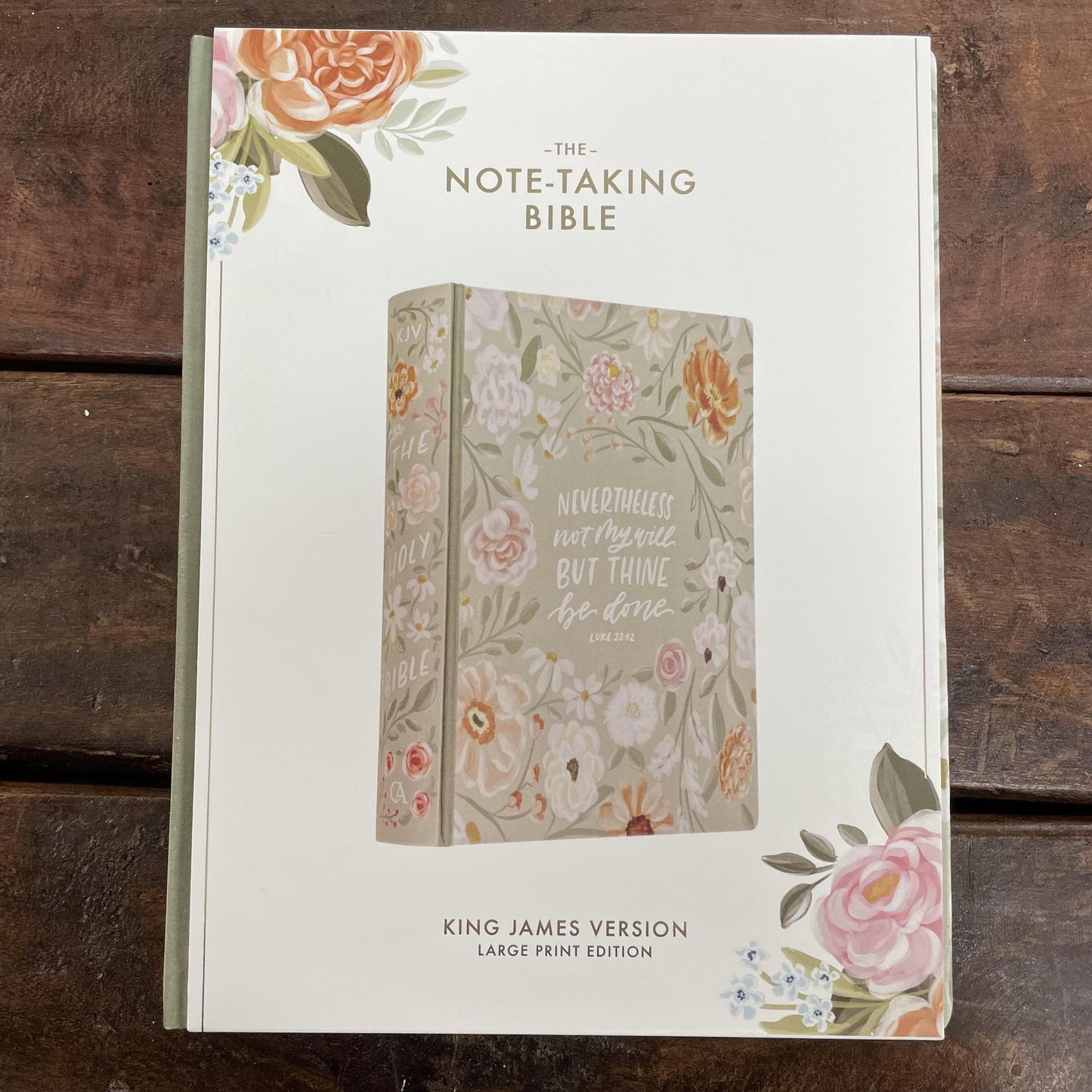 Note-Taking Bible - Luke 22:42 - KJV - CAG