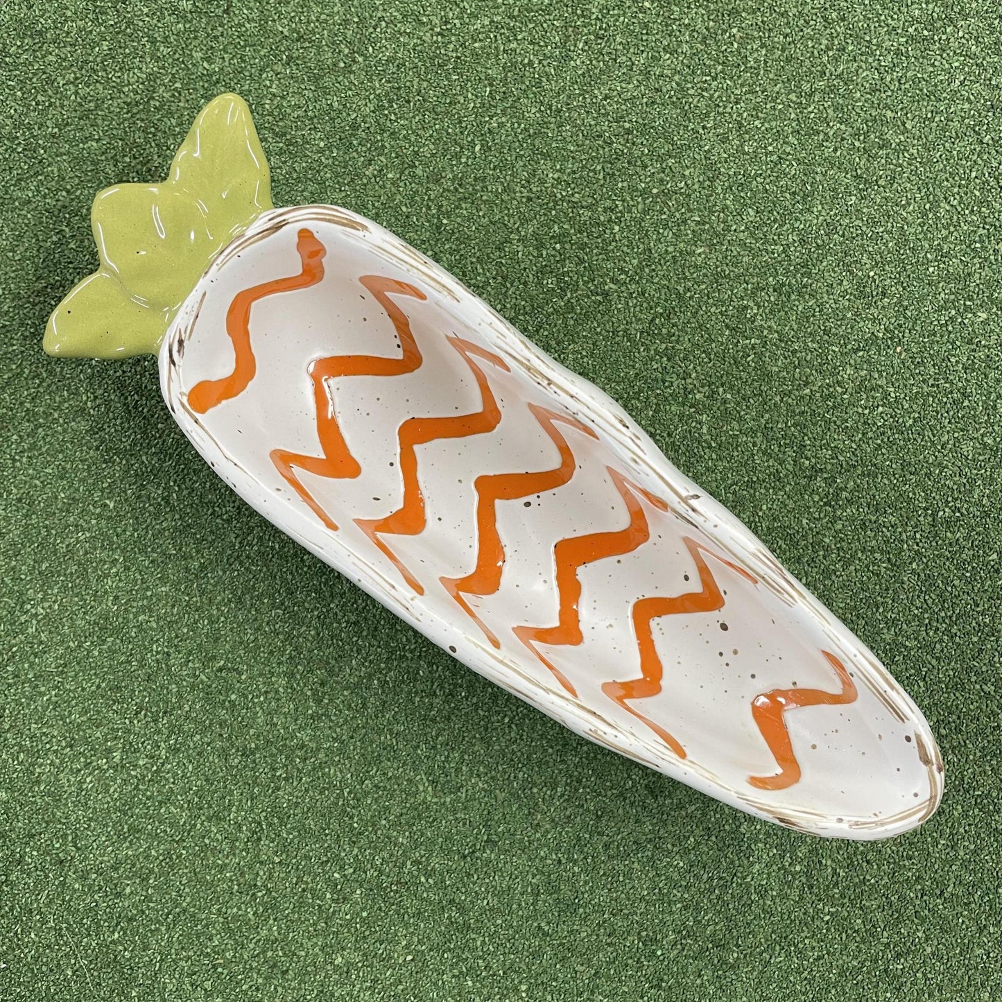 Ric Rac Carrot Candy Dish - Mud Pie