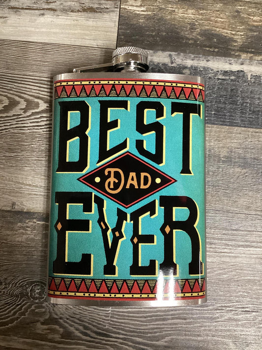 "Best Dad Ever" Flask