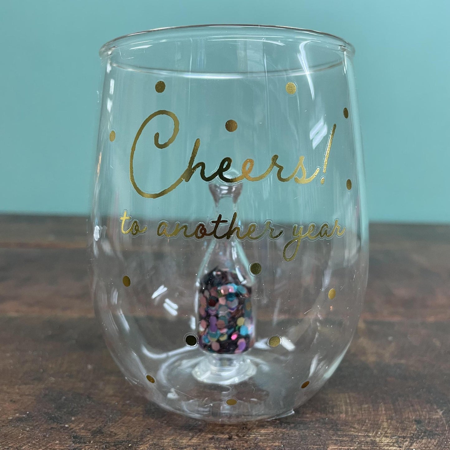 Cheers Icon Birthday Glass - Mud Pie