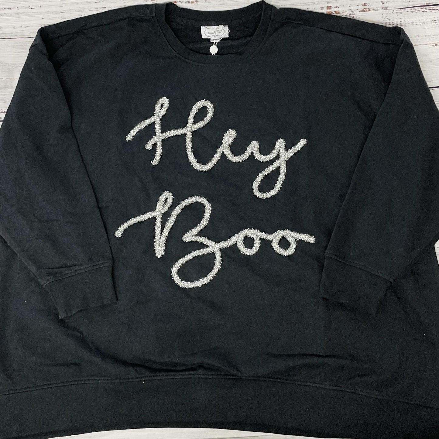 Hey Boo Tinsel Sweater