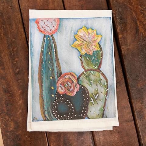 Cactus Tea Towel- Dolly Estelle