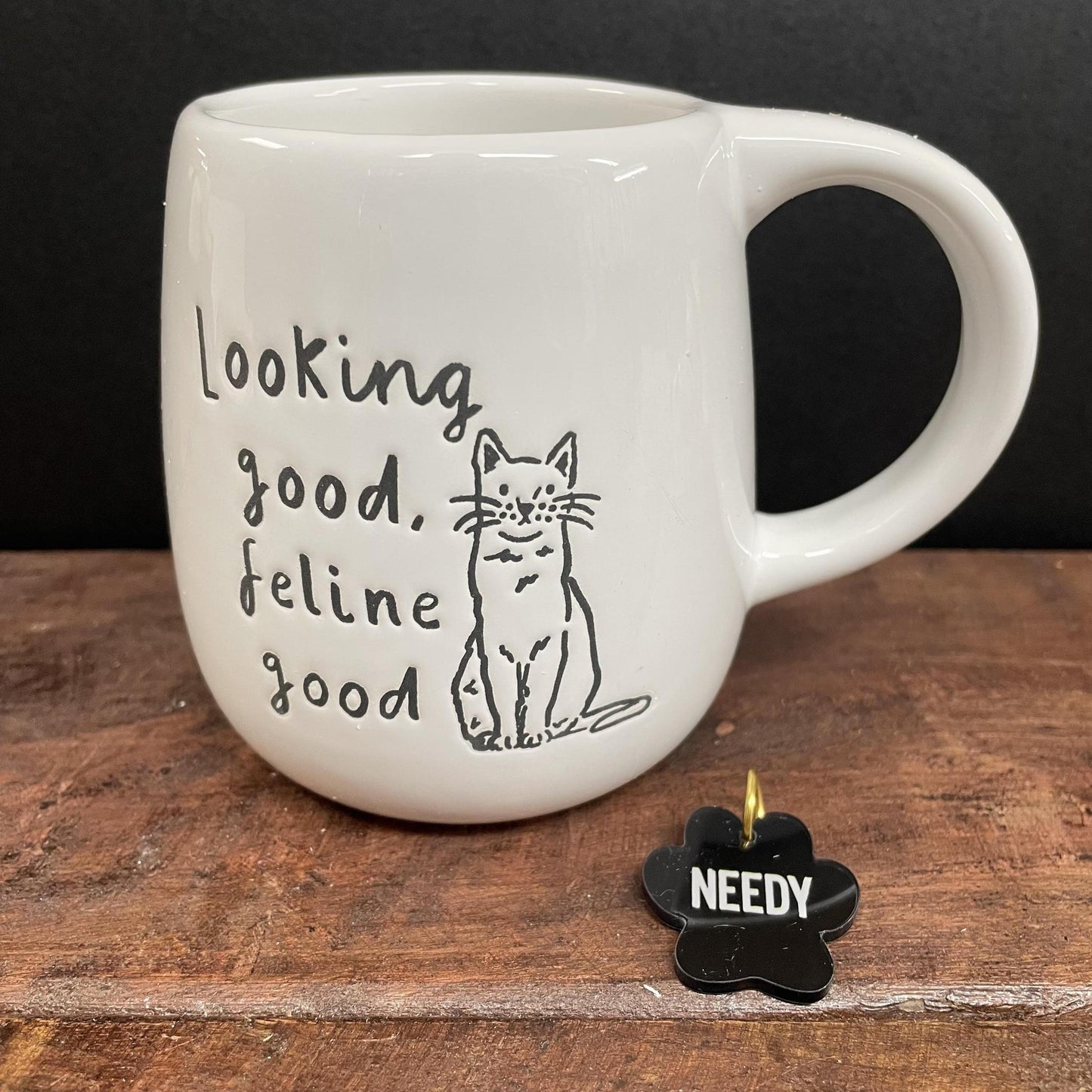 Feline Good Mug - Mud Pie