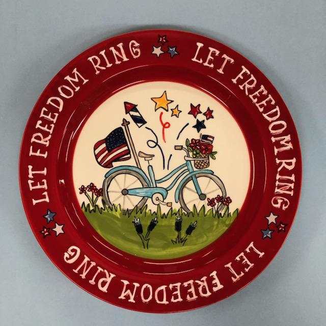 "Let Freedom Ring" Plate- Glory Haus