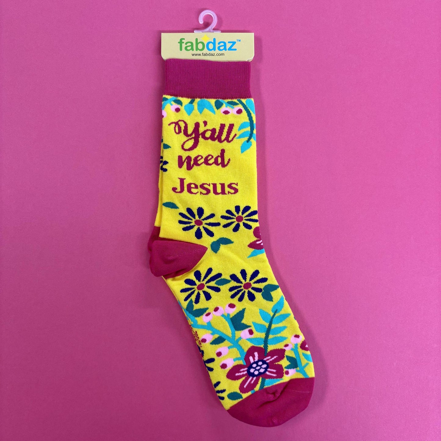 Y'all Need Jesus Socks - Fabdaz