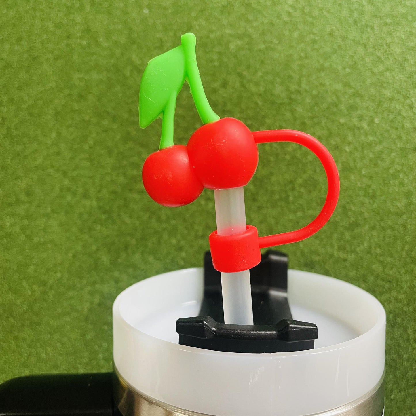 Straw Topper - Cherries