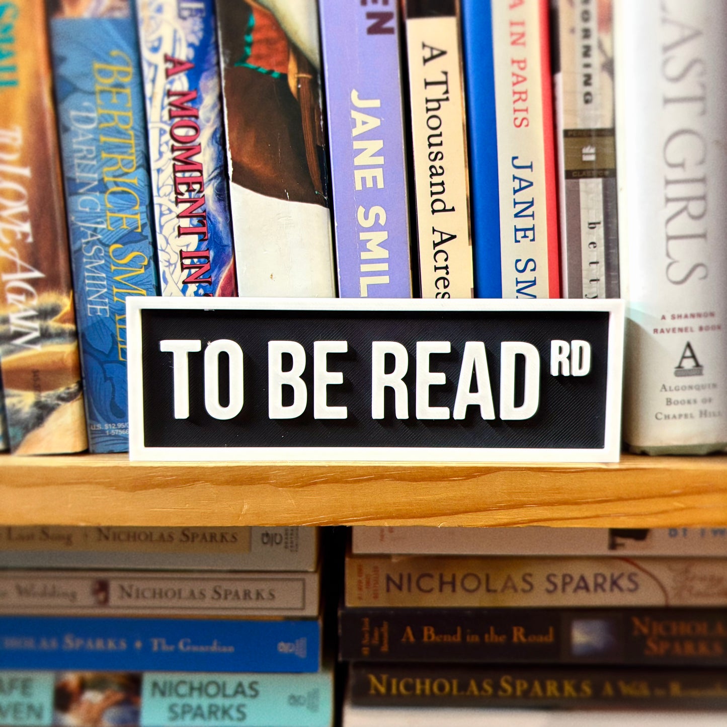 To Be Read Street Sign - The Crafted Nook