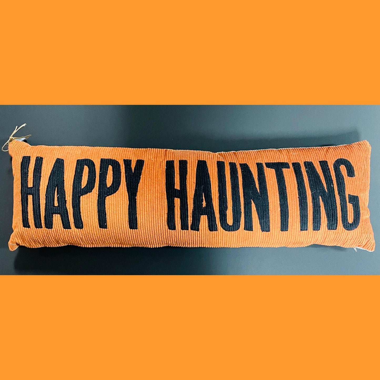 Haunt Thanks Reversible Pillow - Mud Pie