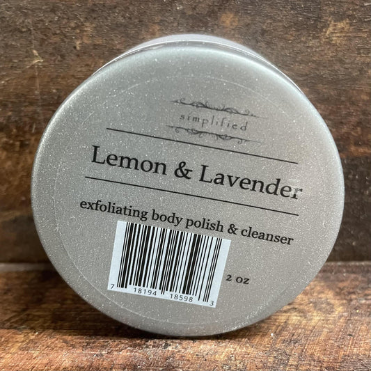"Lemon & Lavender" Scrub 2oz -Simplified