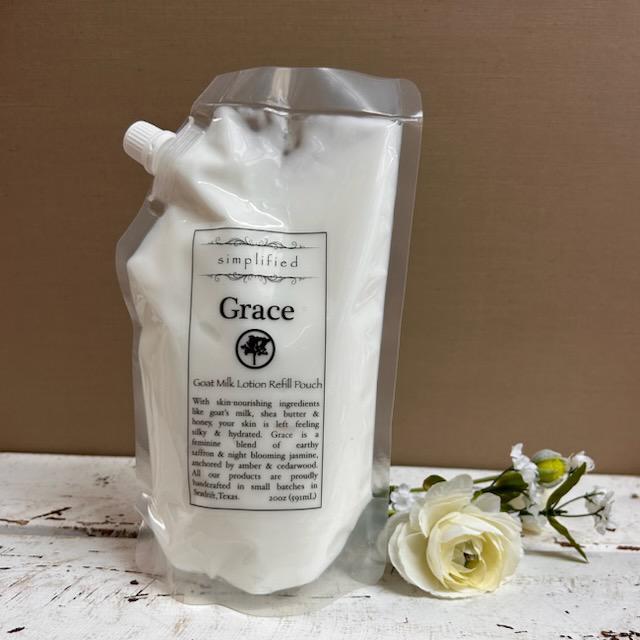 "Grace" Lotion Refill Bag- Simplified