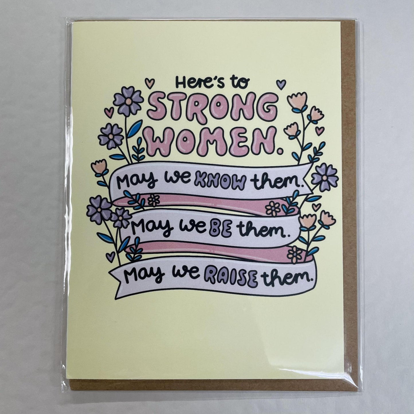 “Here’s to Strong Women” Card