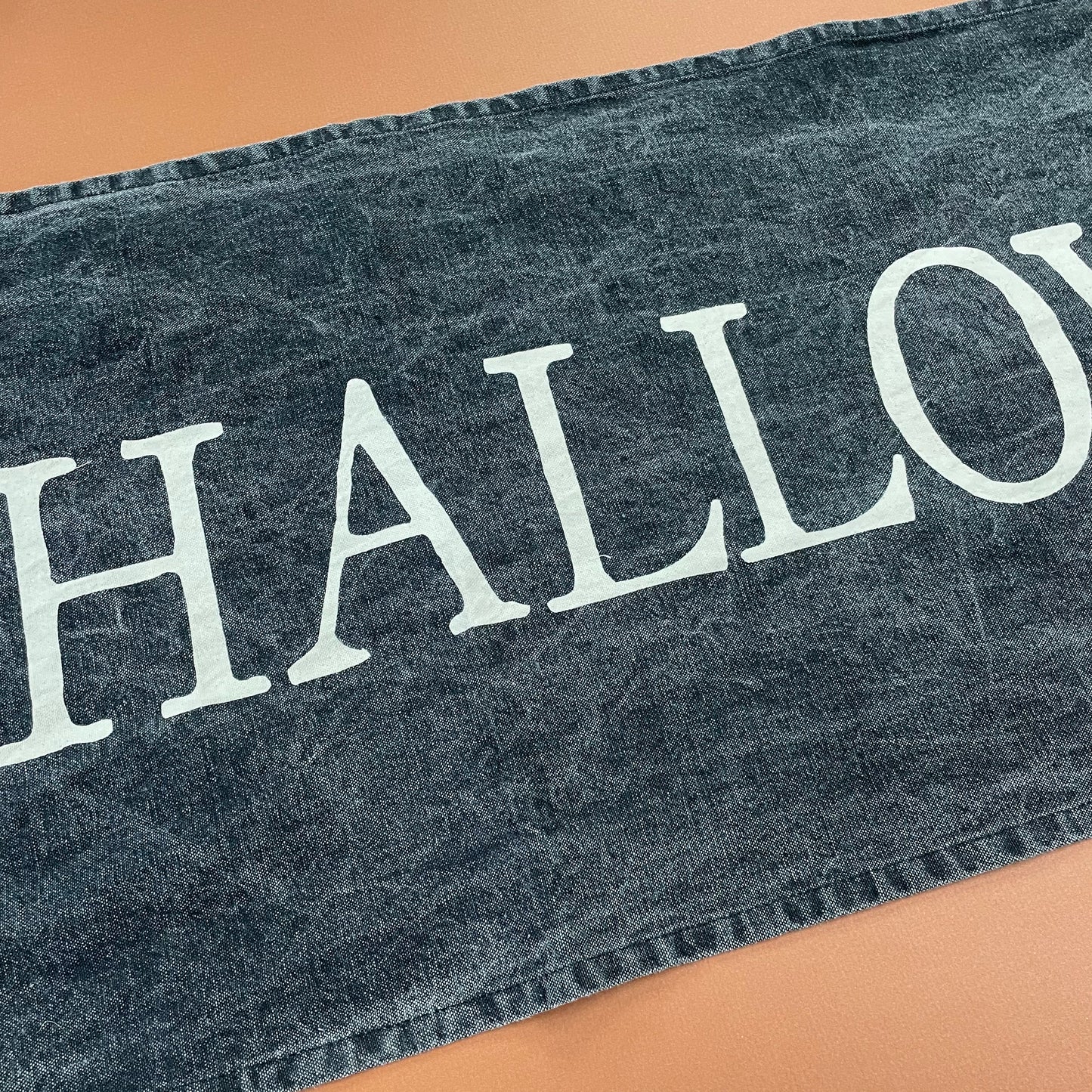 Happy Halloween Skeleton Runner