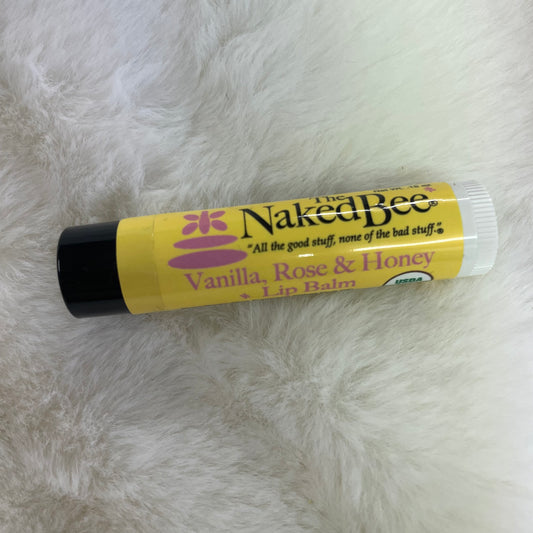 Naked Bee Lip Balm - Vanilla, Rose, & Honey