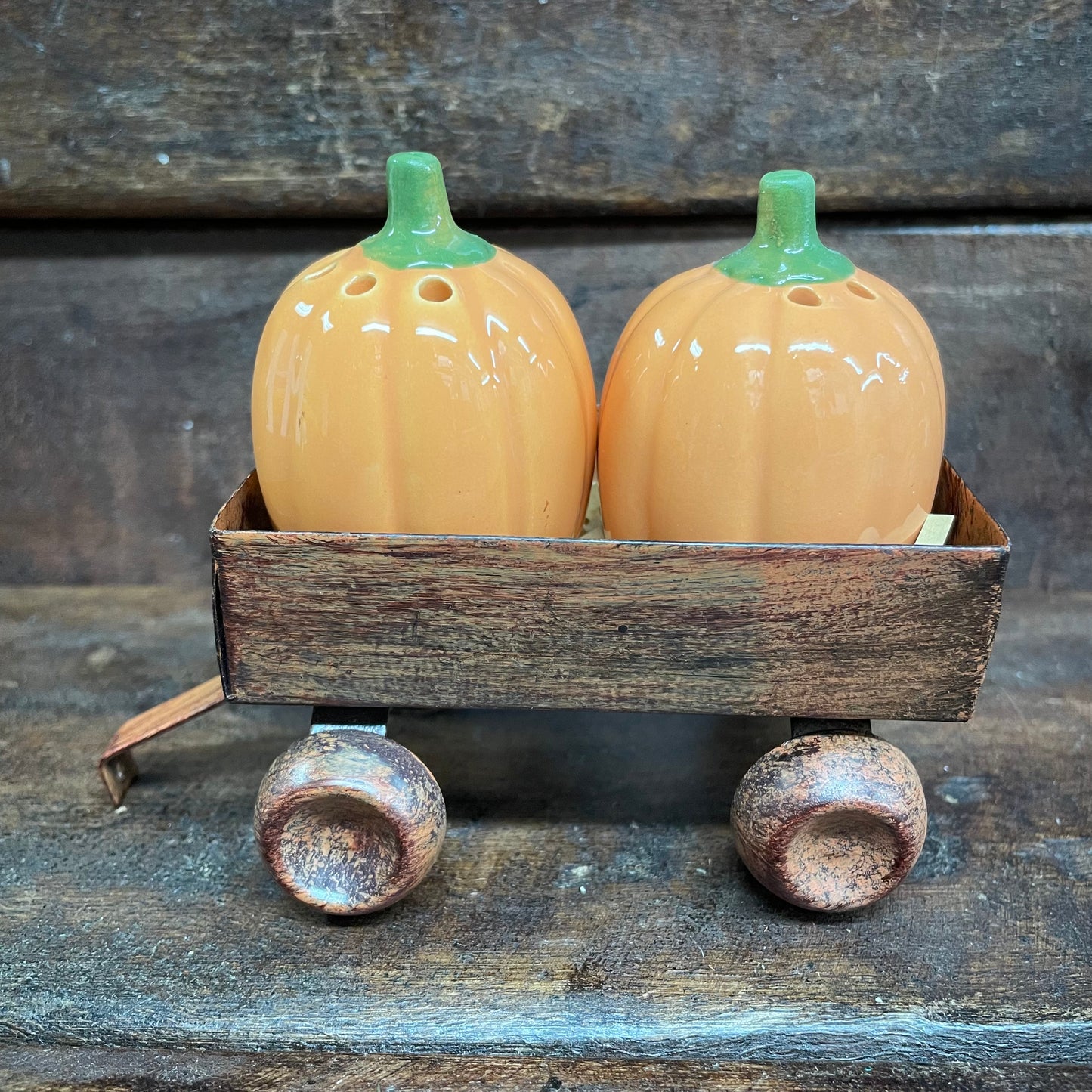 Pumpkin Salt & Pepper Shaker- Mud Pie
