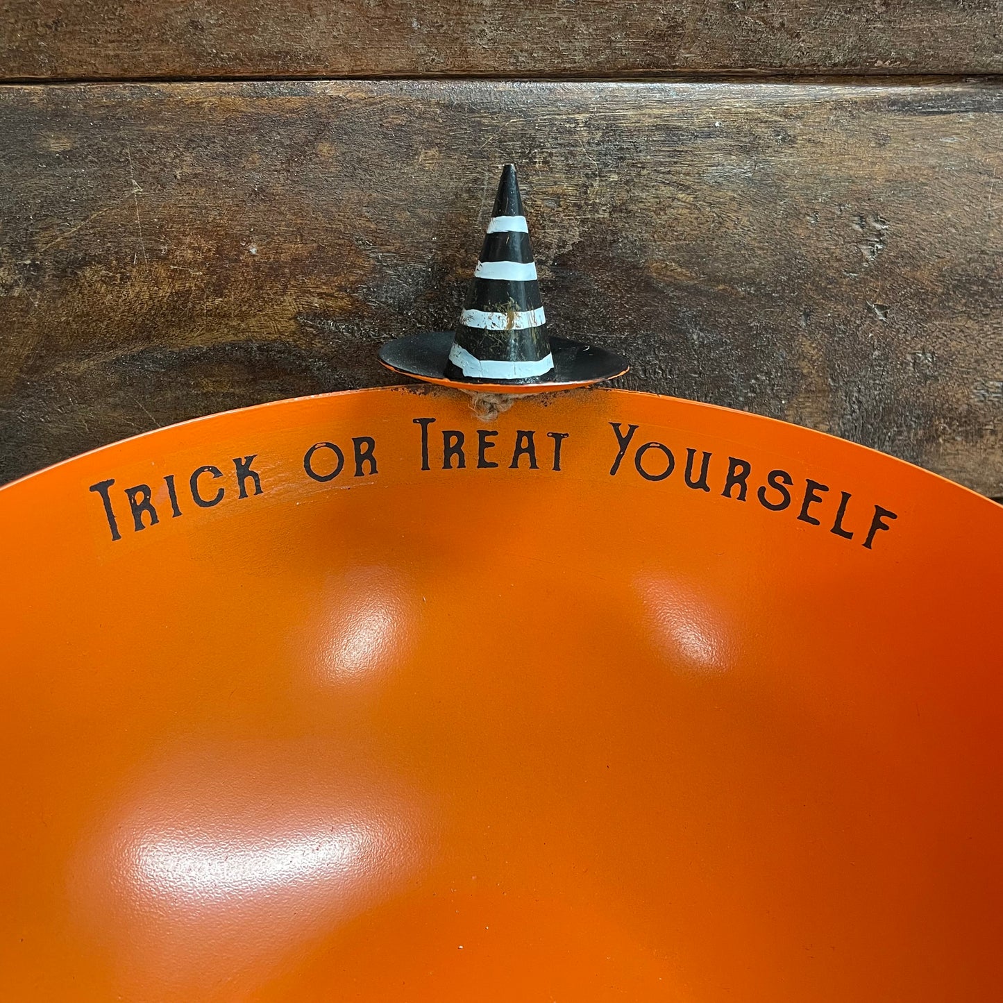 Trick or Treat Yourself Candy Bowl