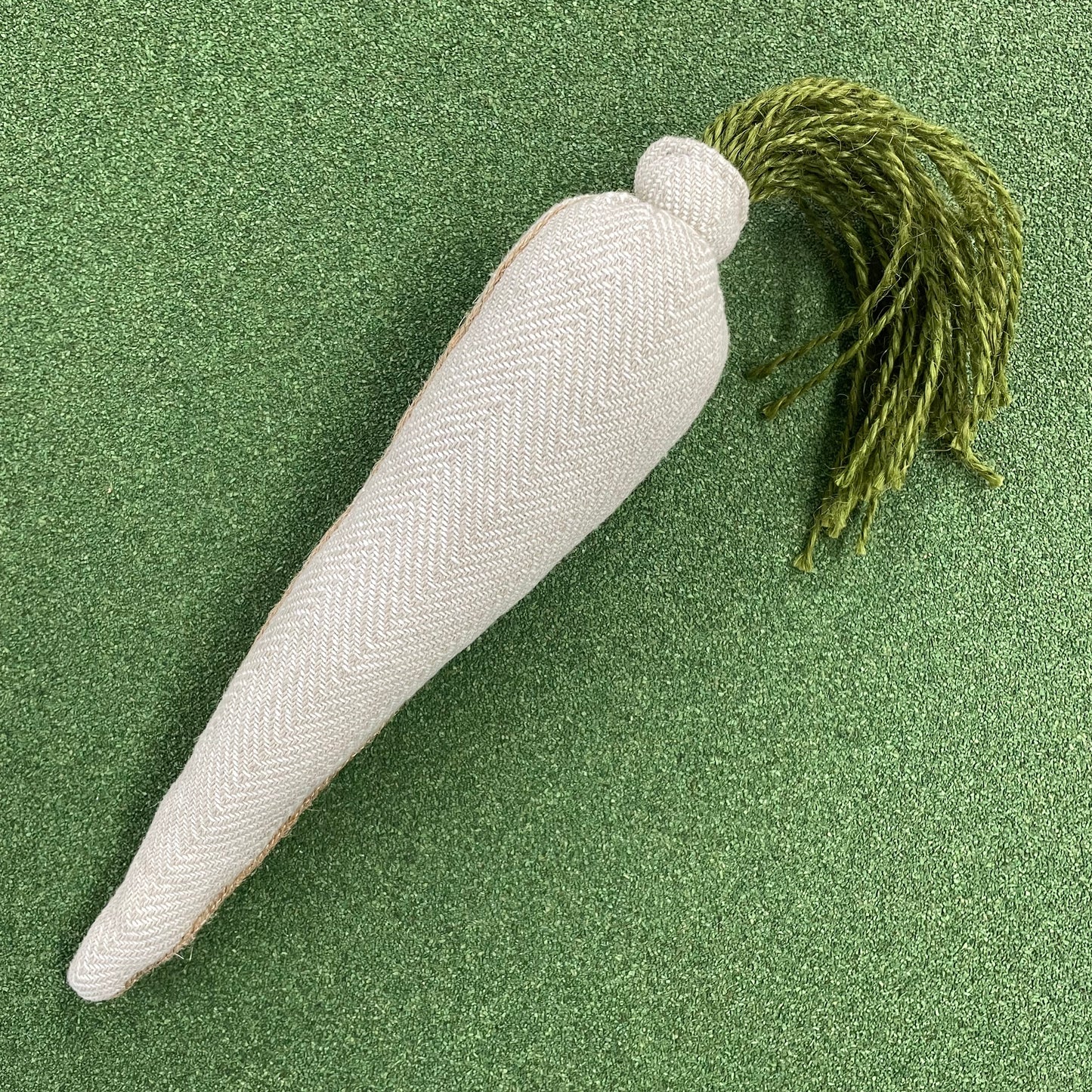 White Herringbone Carrot- Easter Mud Pie