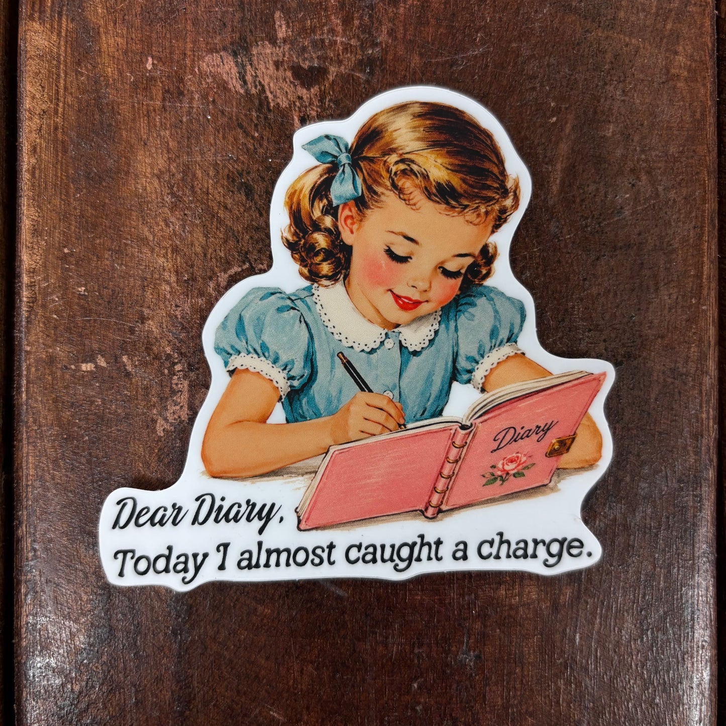 Dear Diary Sticker - Mugsby