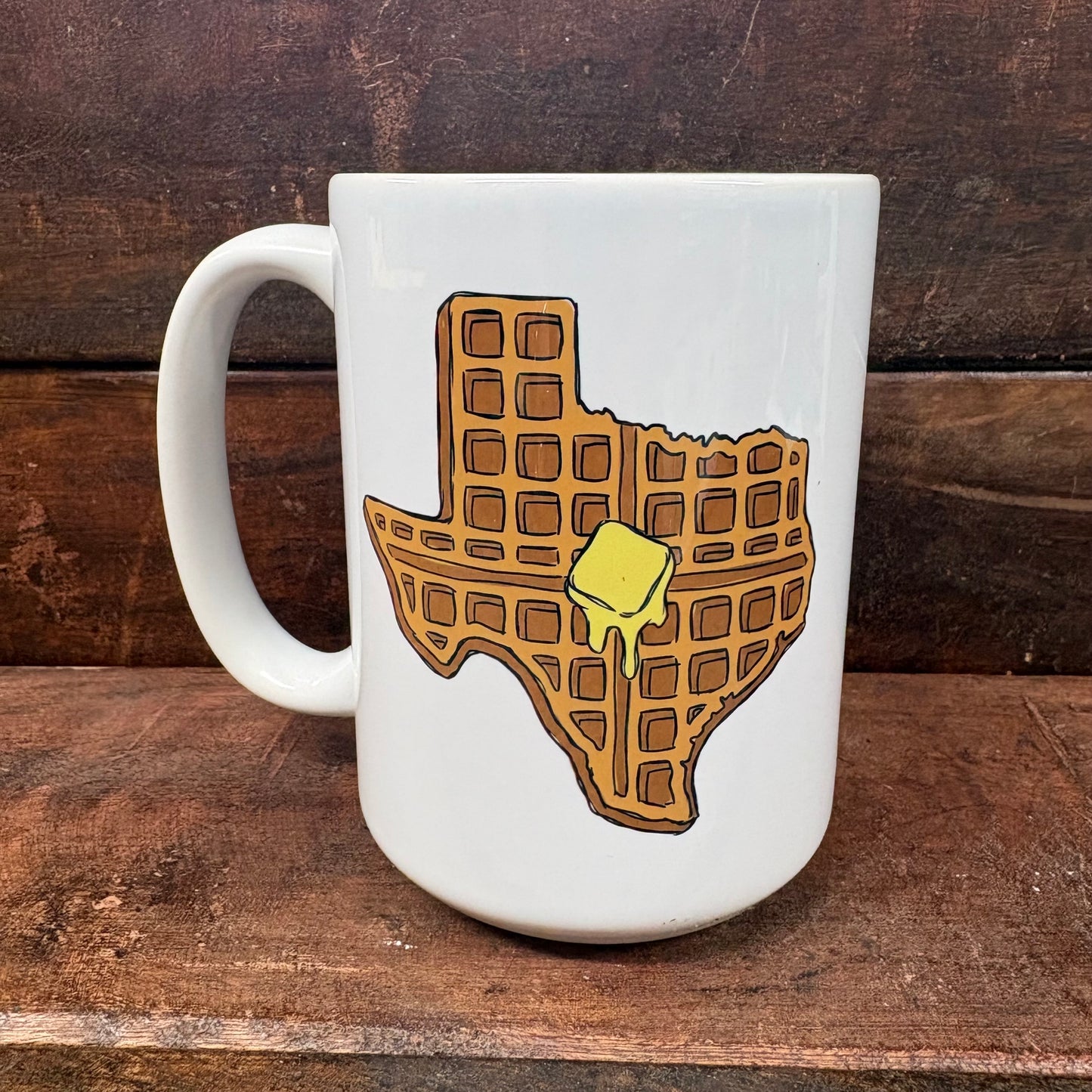 Texas Waffle Coffee Mug - Mugsby