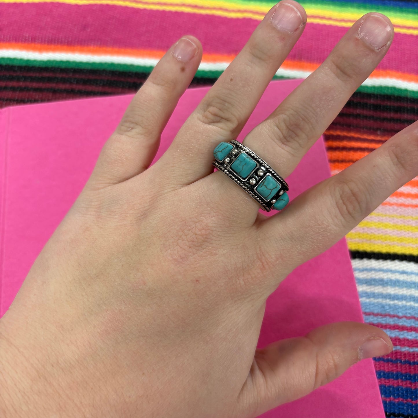 Western Single Band Stretch Ring - Boho Ranch Shop