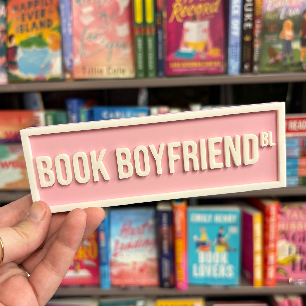 Book Boyfriend Street Sign - The Crafted Nook