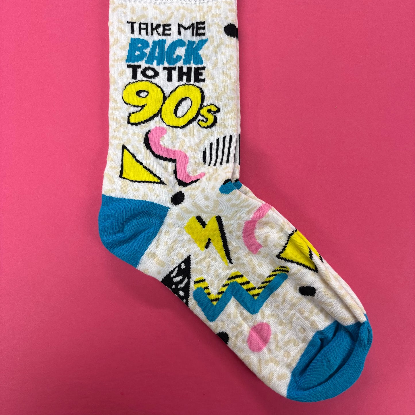 Take Me Back To The 90s Socks - Funatic