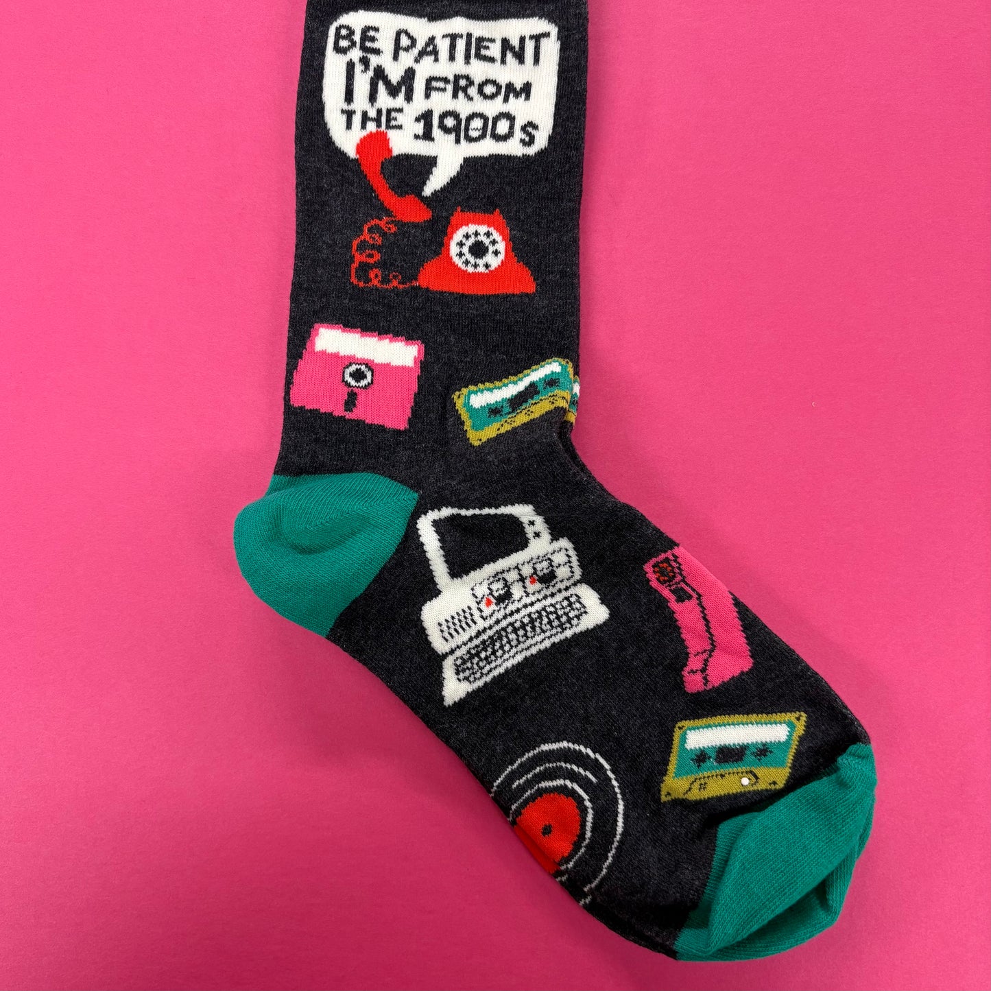 Be Patient I'm From The 1900s Socks - Funatic