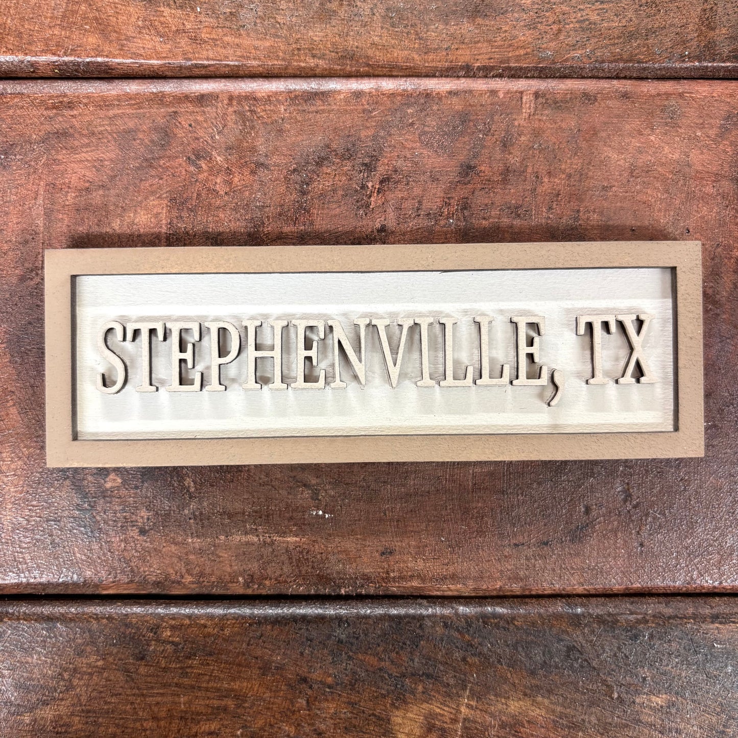 Stephenville Long Magnet/Sign - Pine Designs
