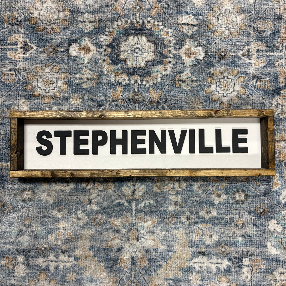 Stephenville Sign 24x6 - Pine Designs
