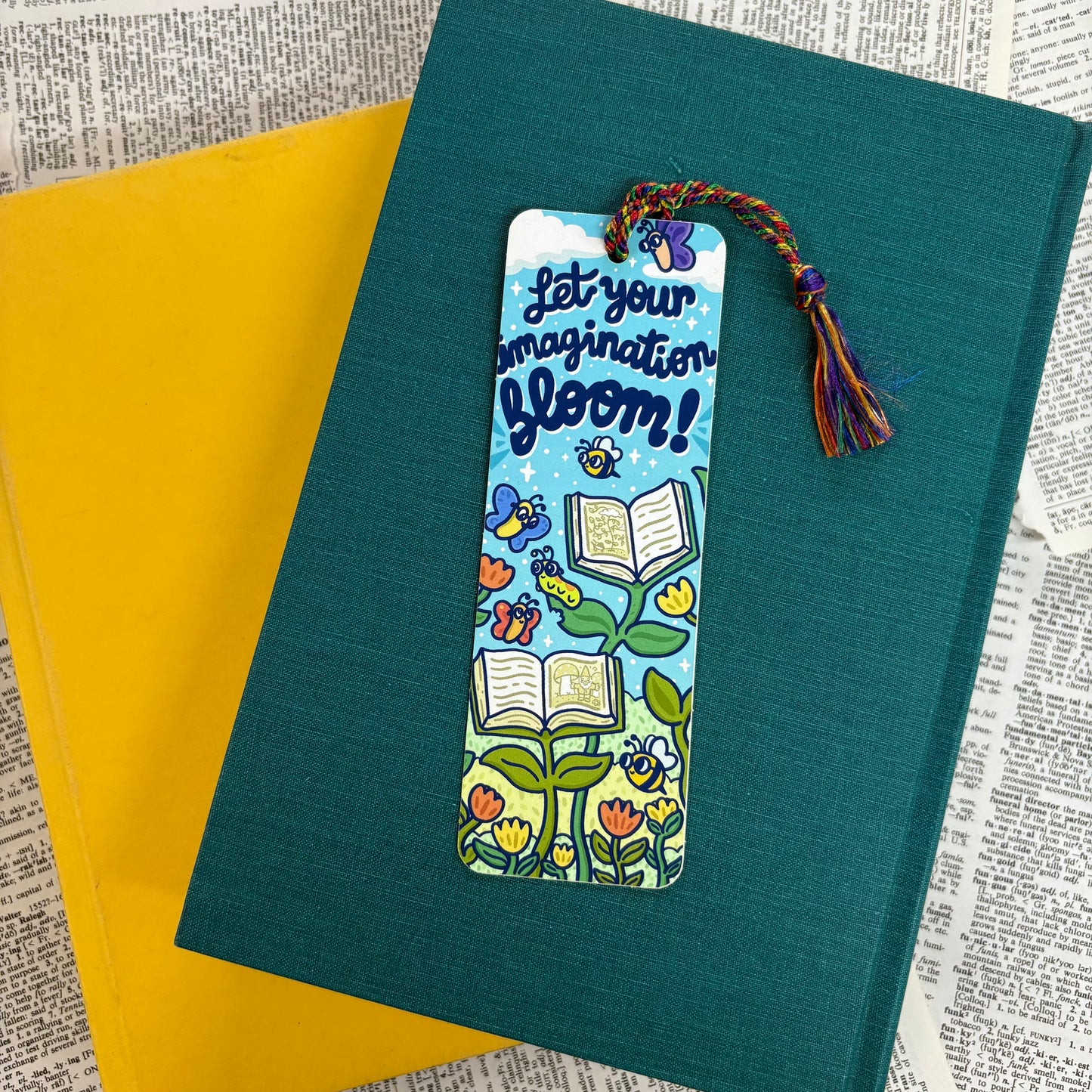 Let Your Imagination Bloom Bookmark - Turtle's Soup