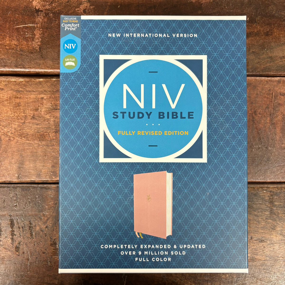 NIV Study Bible - Pink Cloth Cover - Harper Collins