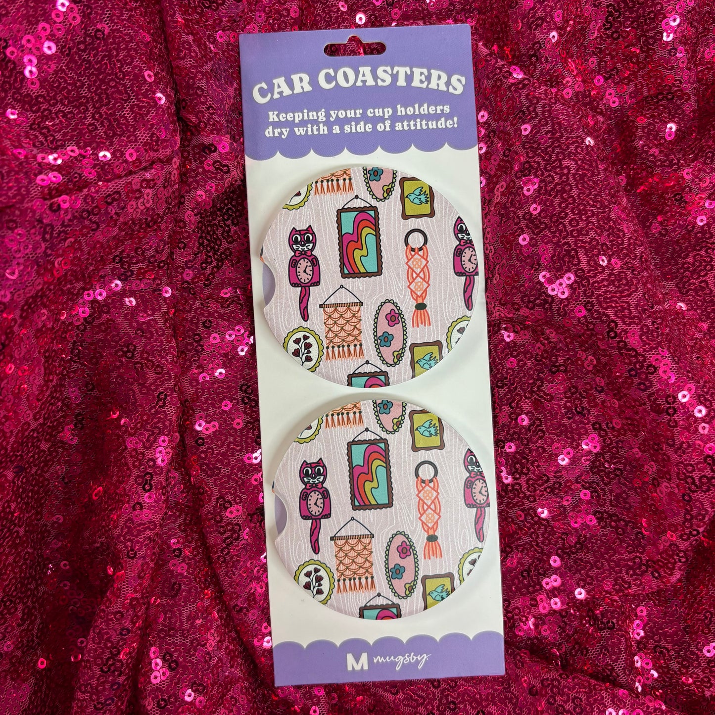 Art Wall Car Coasters - Mugsby