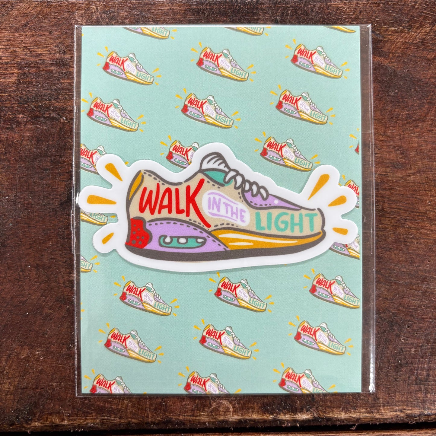Walk In Light Sticker - Dear Heart