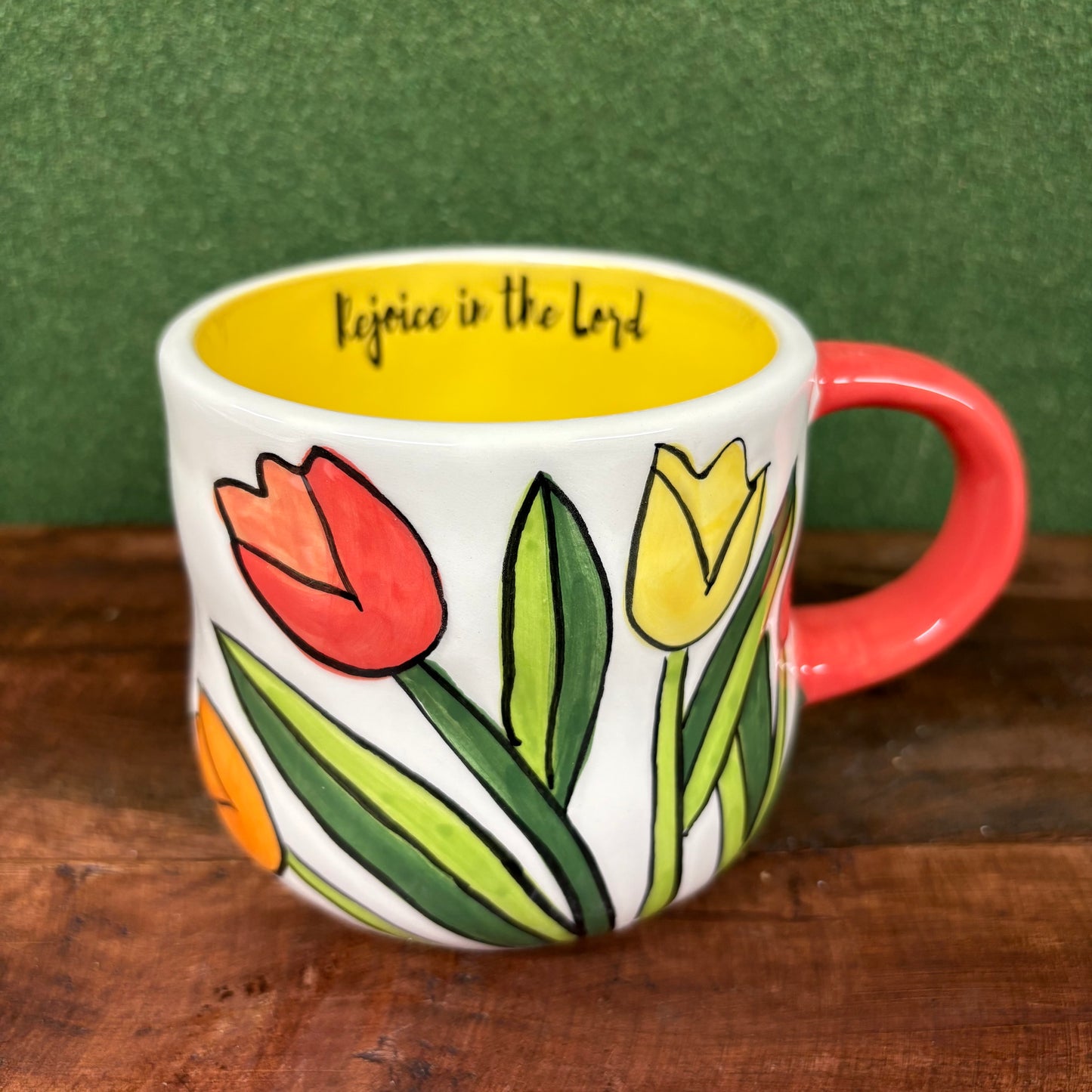 Rejoice In The Lord Tulips Mug - Glory Haus