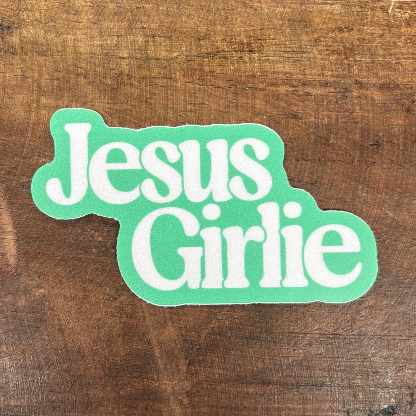 Jesus Girlie Sticker - Big Moods