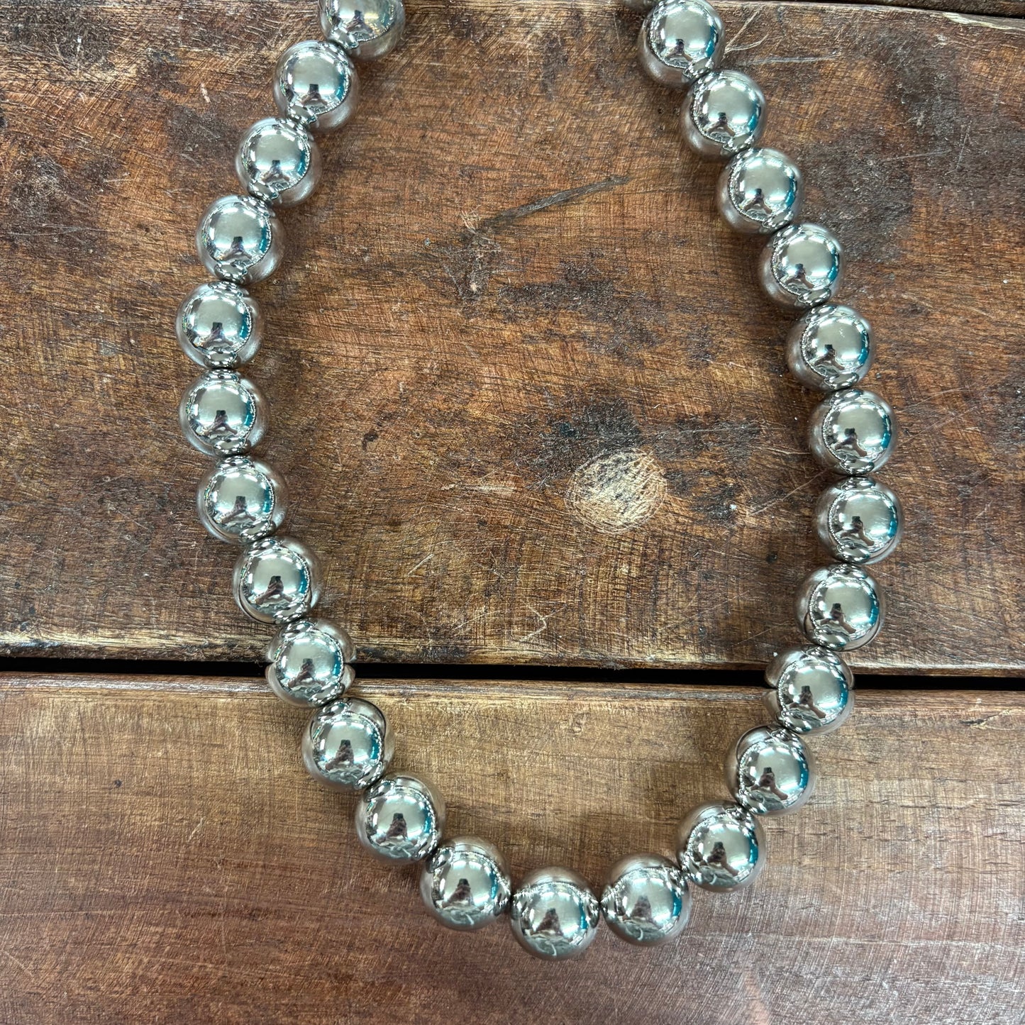 Silver Metal Ball Necklace - Sensibling Corp.