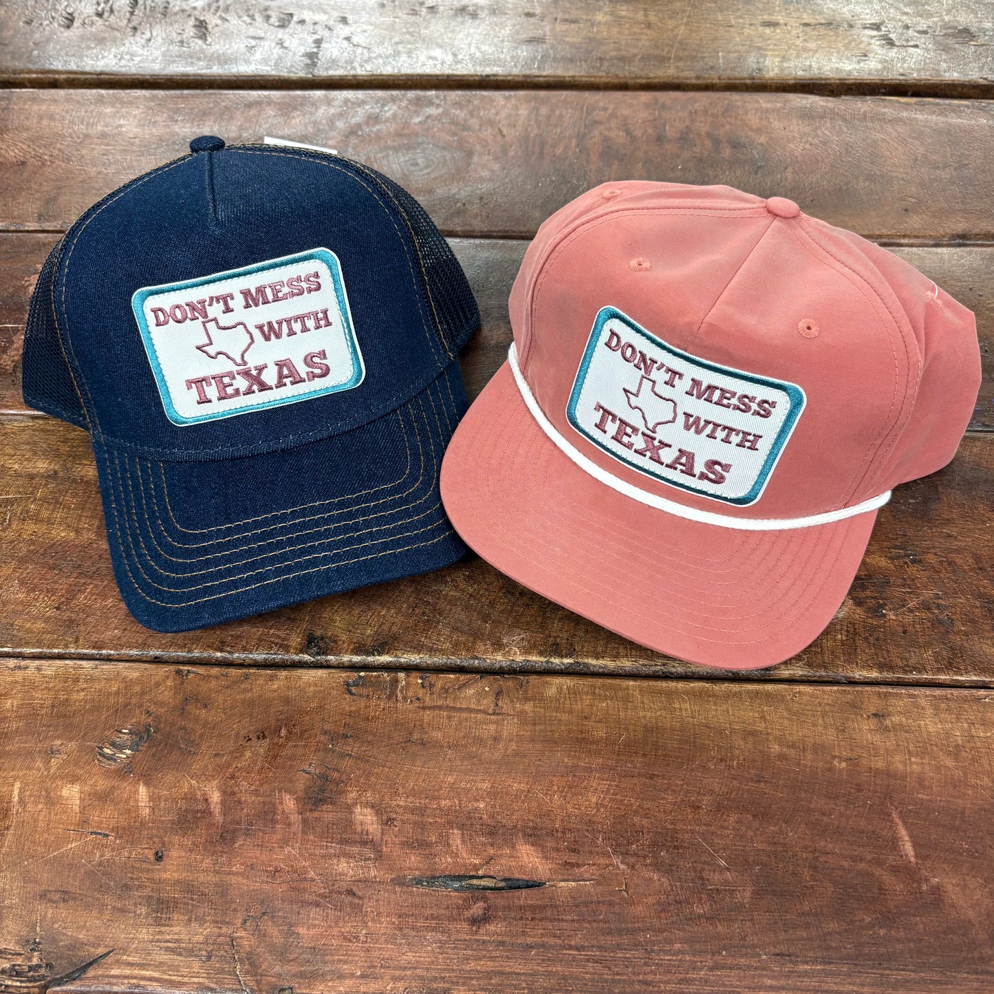 Don't Mess With Texas Caps - McIntire Saddlery