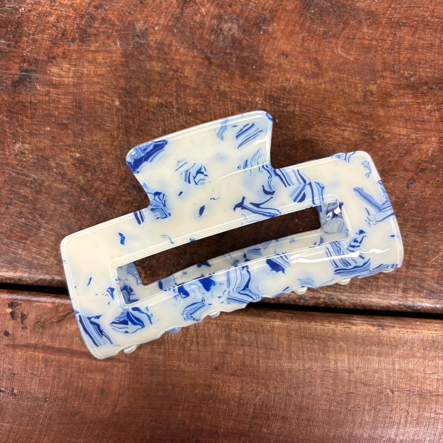 Blue Swirl Claw Clip - JOSSLYN