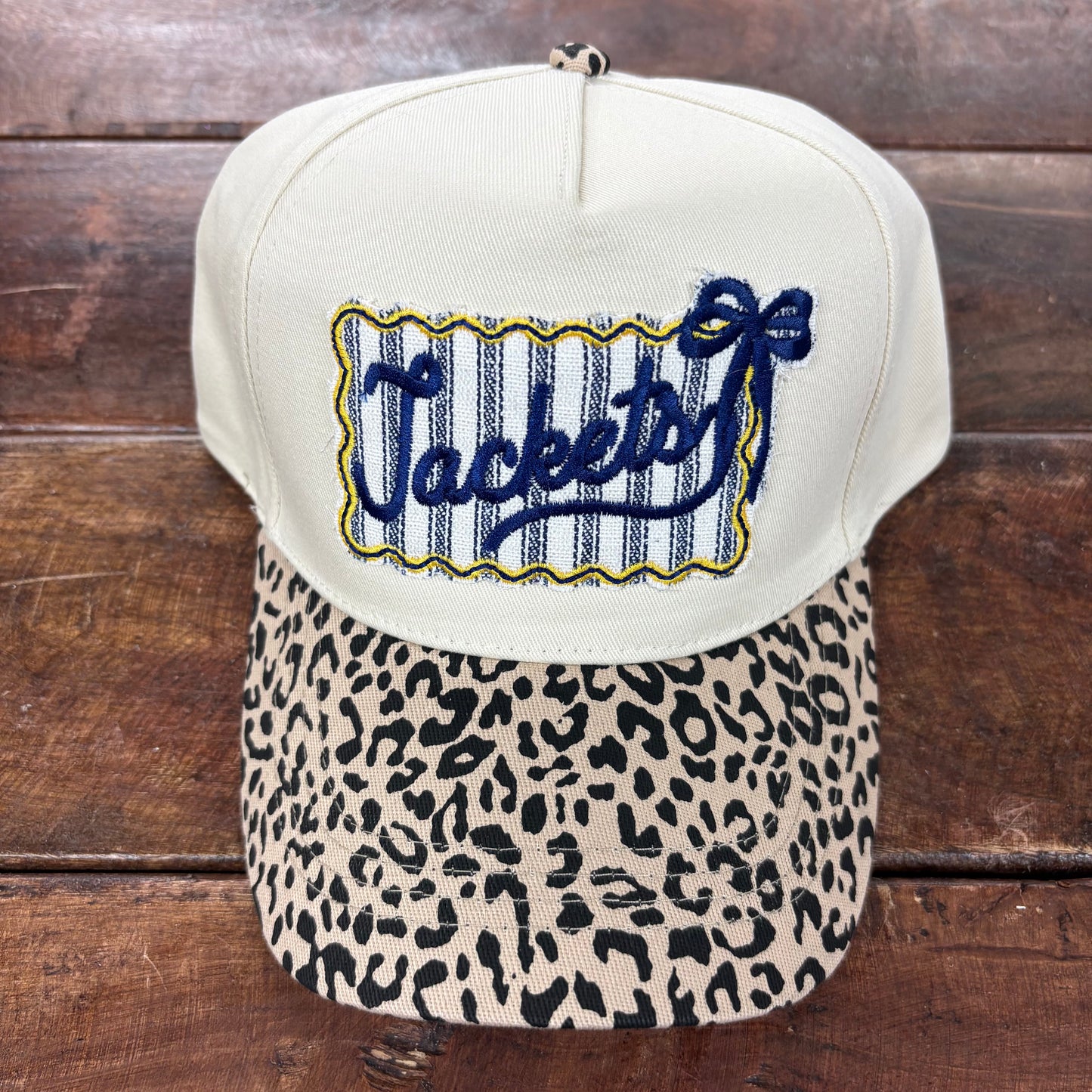 Leopard Bill Jackets Cap - Lucky Girl TX