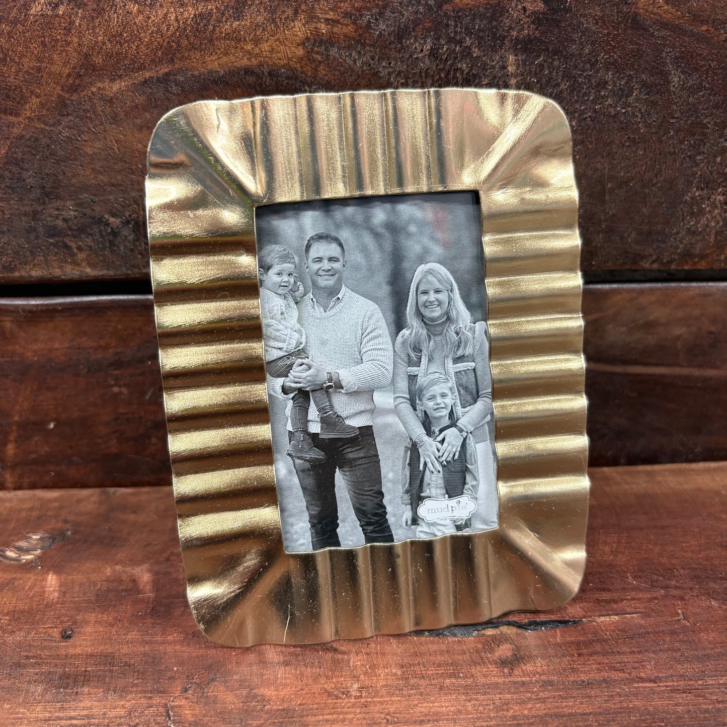 Vertical Mini Brass Frame - Mud Pie