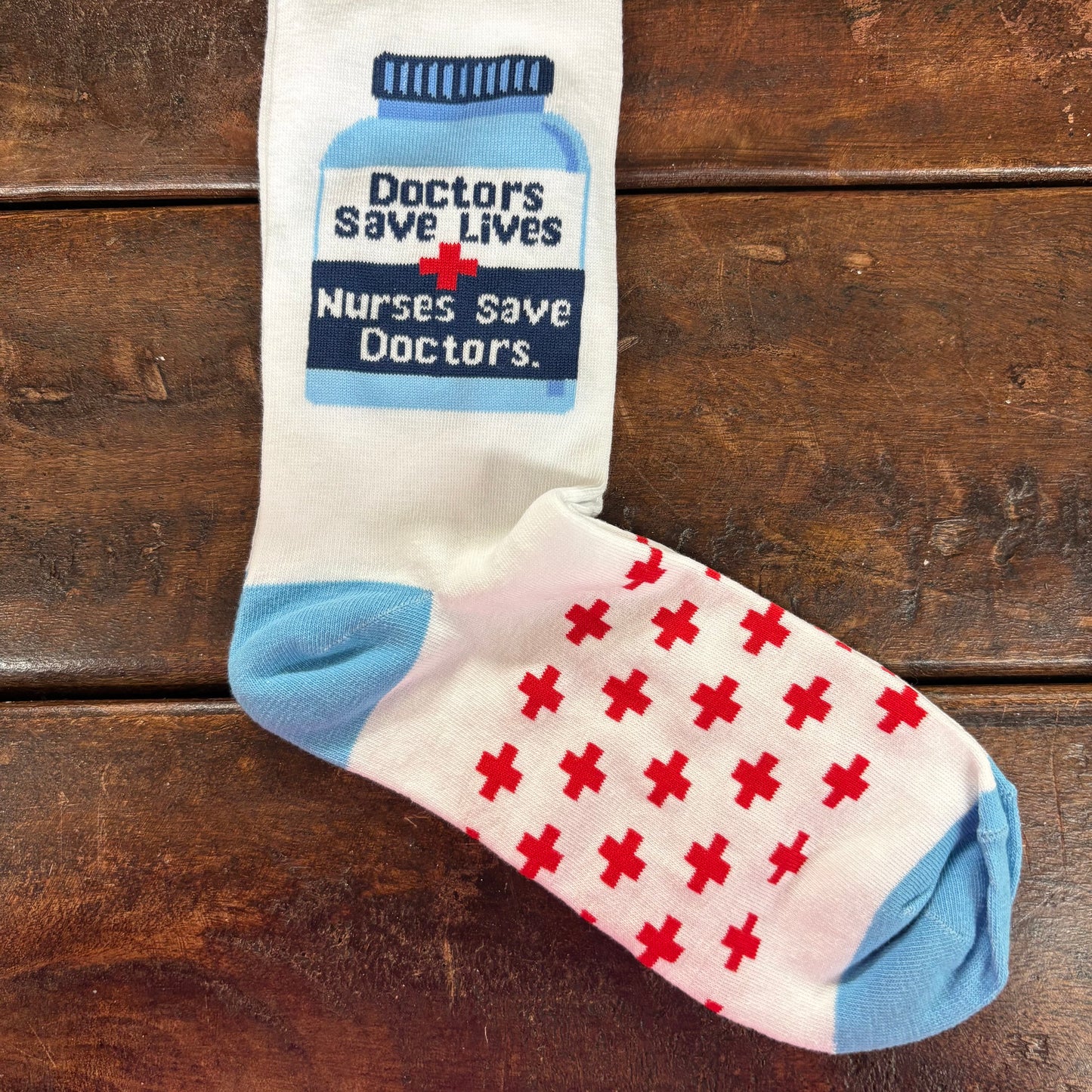 Nurses Save Doctors Socks - Funatic