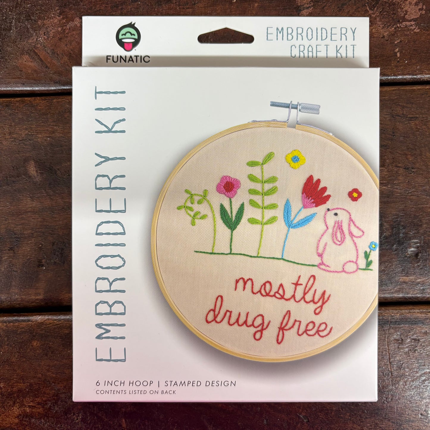 Mostly Drug Free Embroidery Kit - Funatic