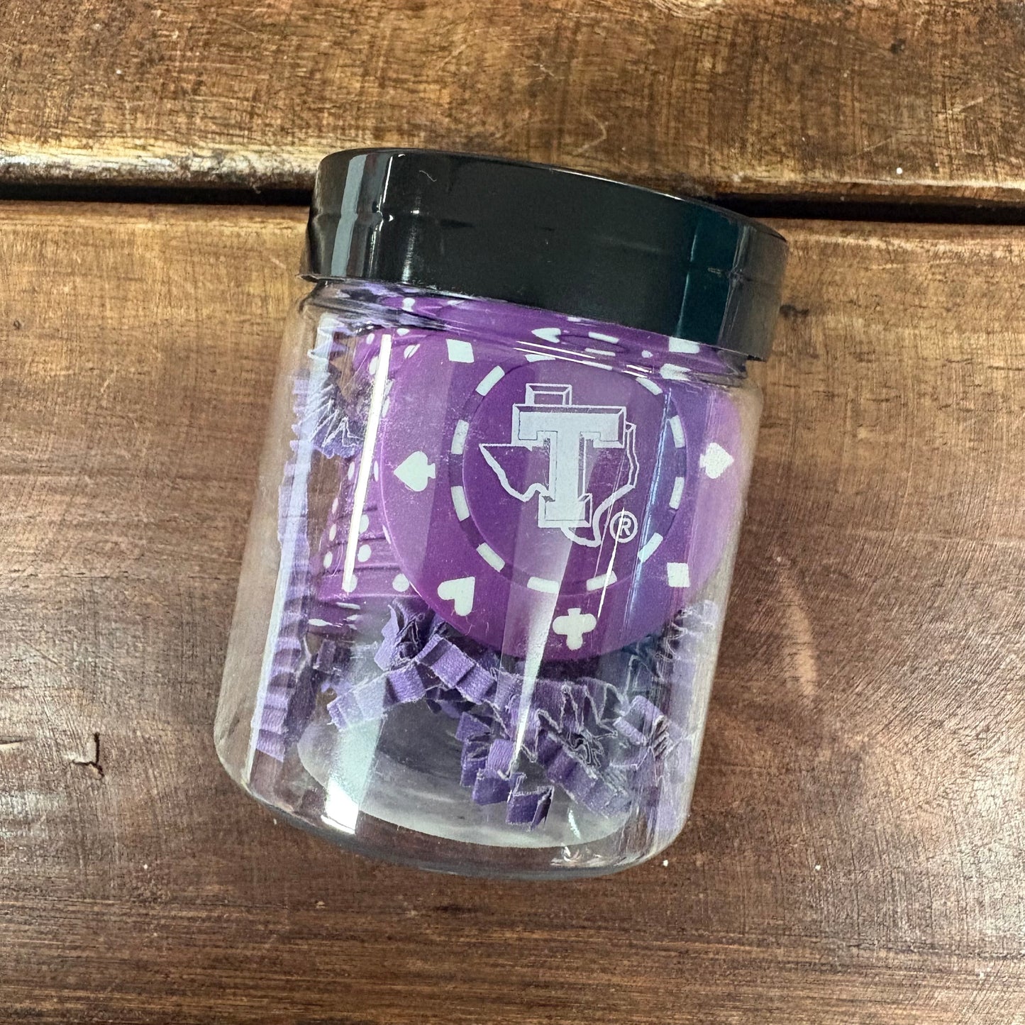 Tarleton Purple Poker Chips - H&A Art