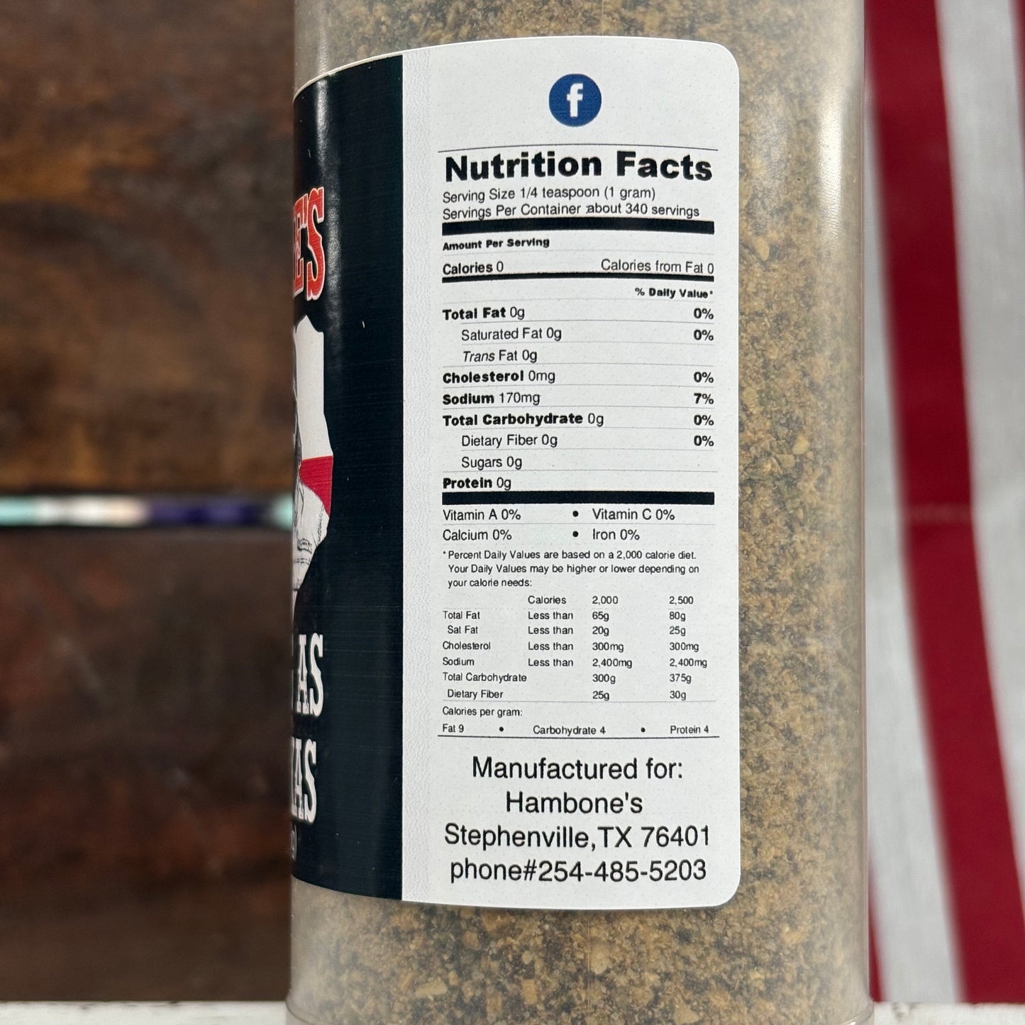 Hambone's Seasoning - 12oz