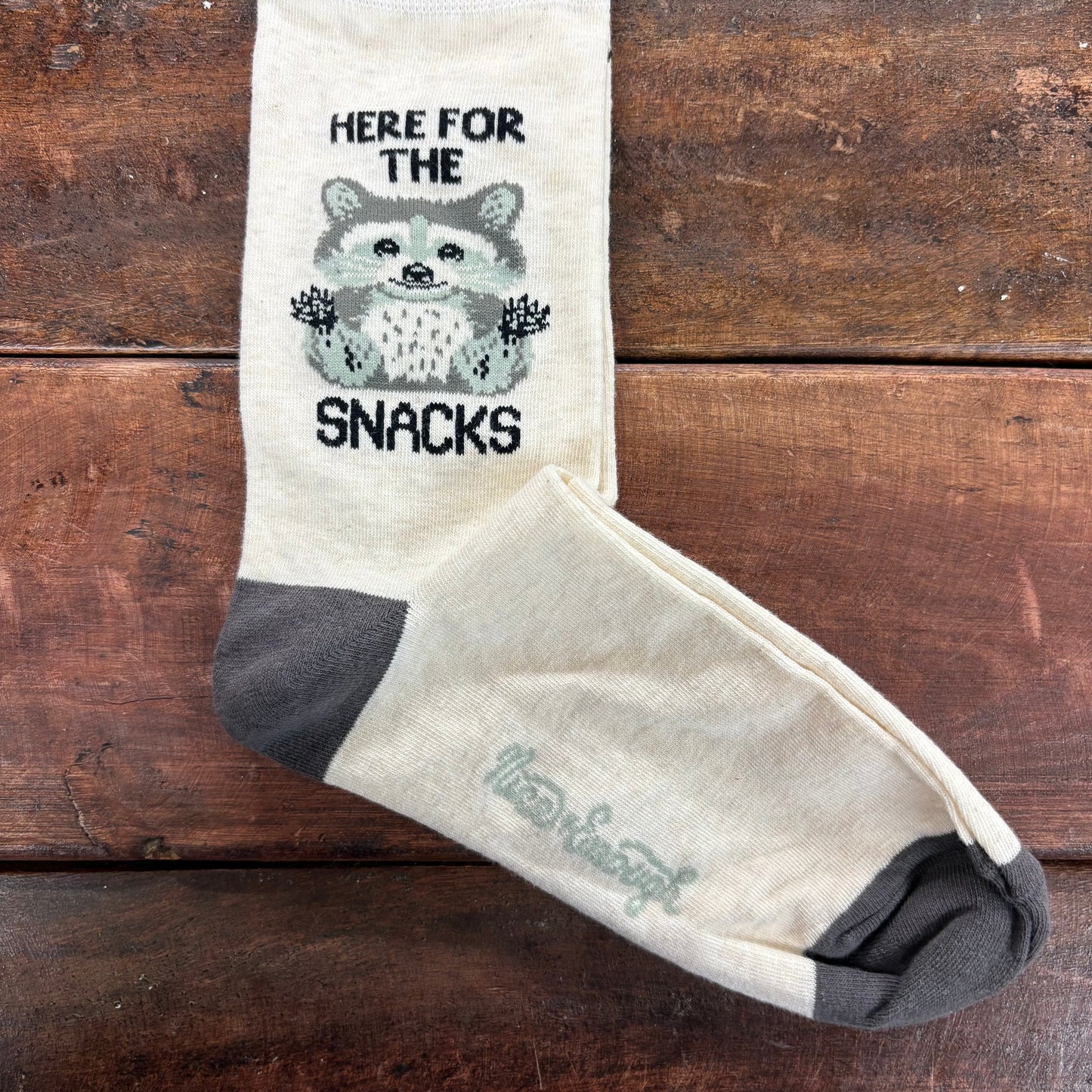 Here For The Snacks Socks - Funatic