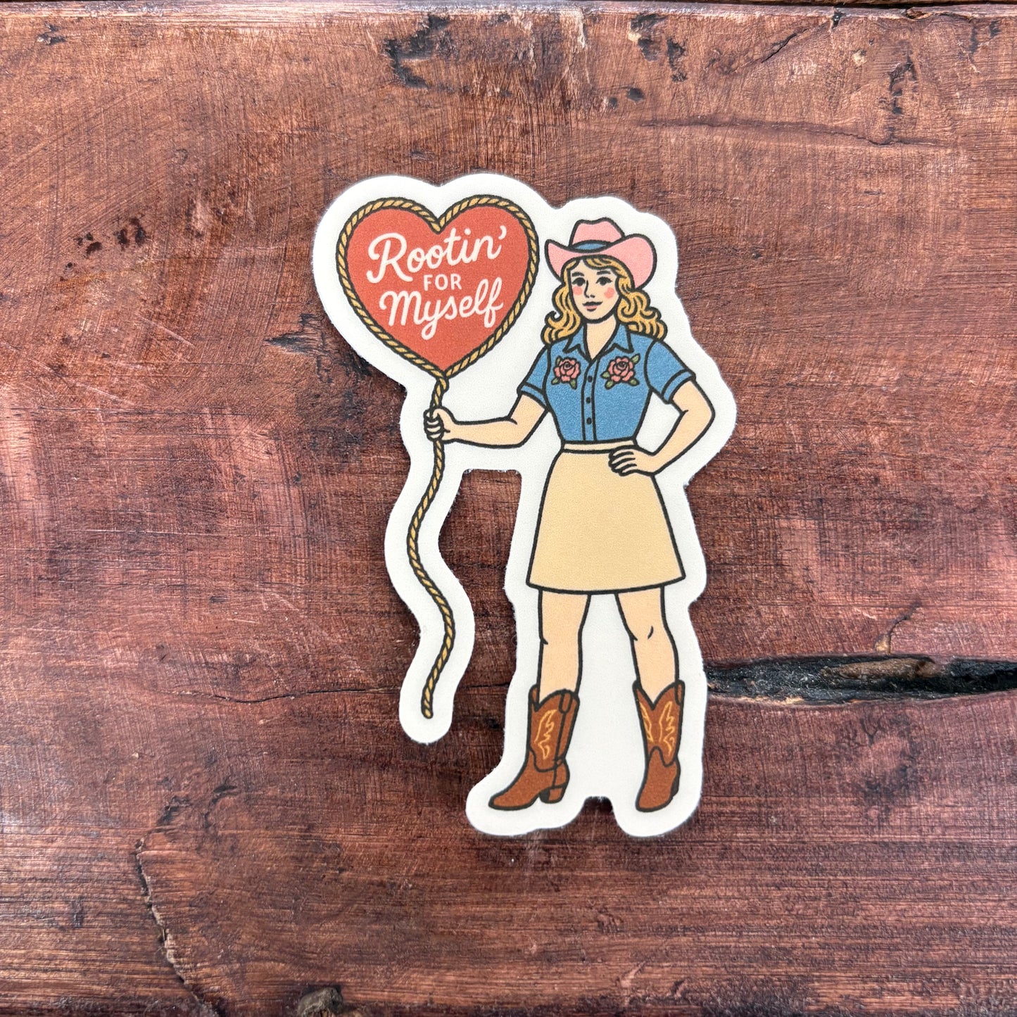 Rootin' For Myself Sticker - Inviting Affairs