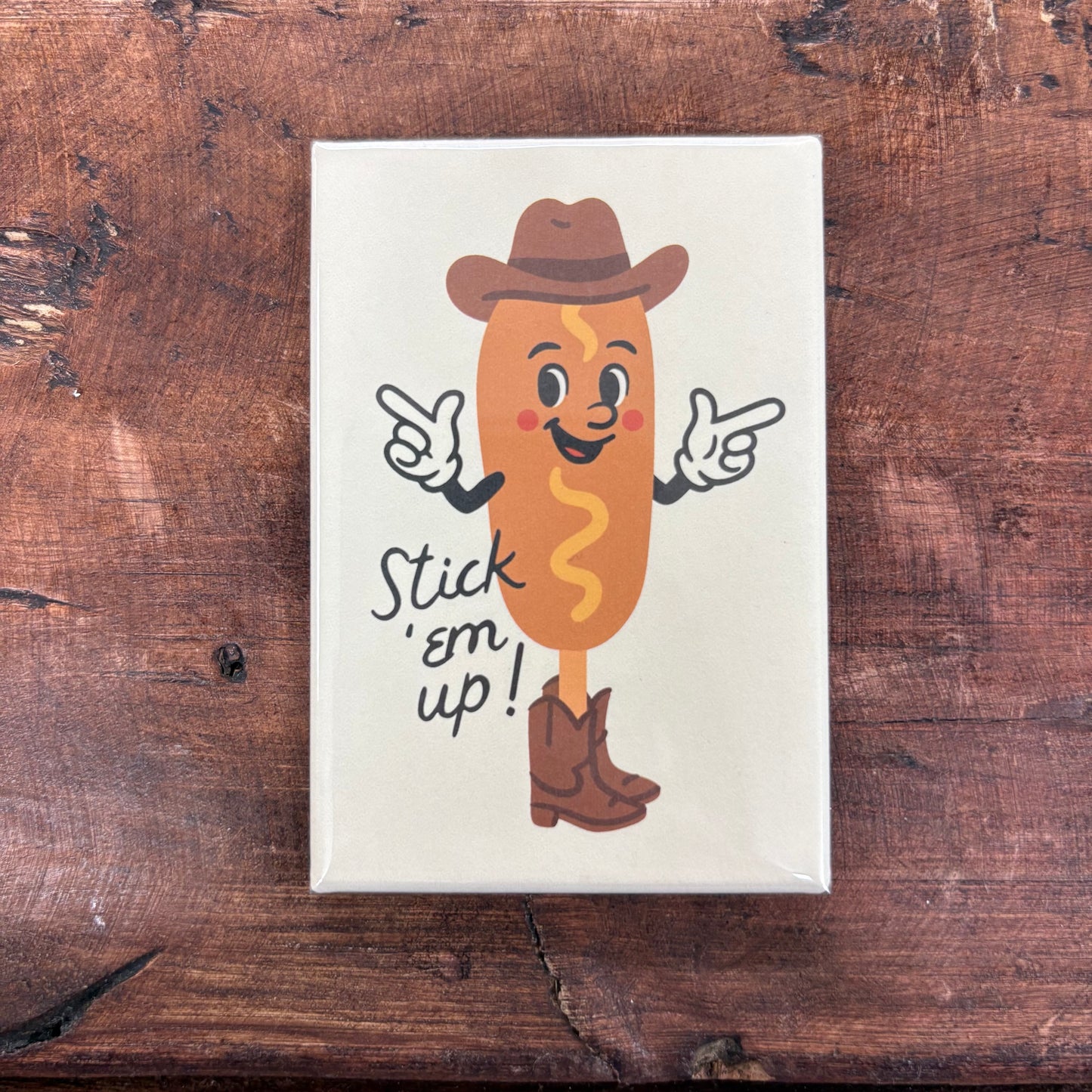 Stick 'Em Up Corndog Magnet - Easyhand Goods