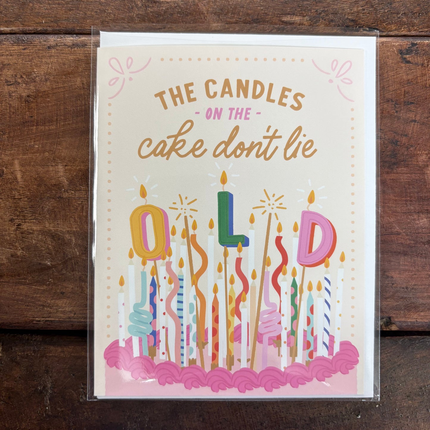 The Candles On The Cake Don't Lie Greeting Card - Easyhand Goods