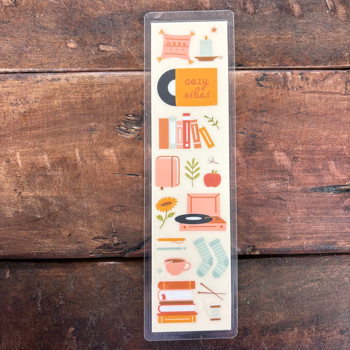 Cozy Vibes Laminated Bookmark - Easyhand Goods
